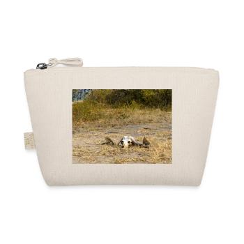 skull of a Cape buffalo Landscape in Namibia - Organic Pouch - nature - Front
