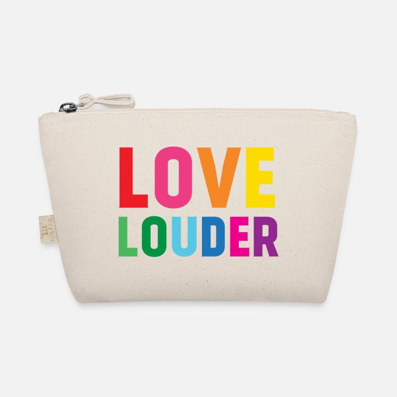 LGBTQ-Pride-Monat - Love Louder Bio-Täschchen