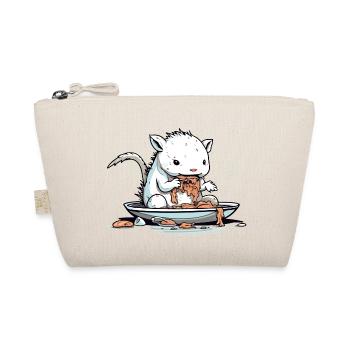 Axolotl noodle eater - Organic Pouch - nature - Front