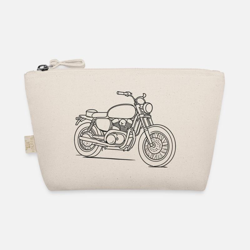 Motorrad - Bio-Täschchen - Natur