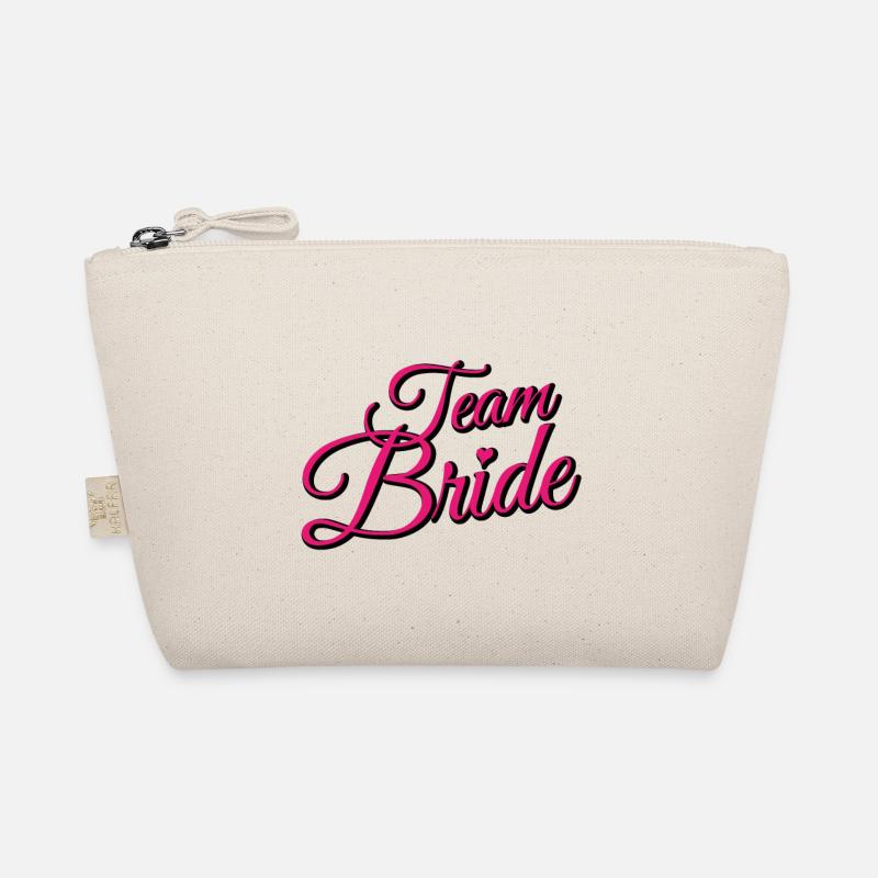 Team Bride Pink Bio-Täschchen