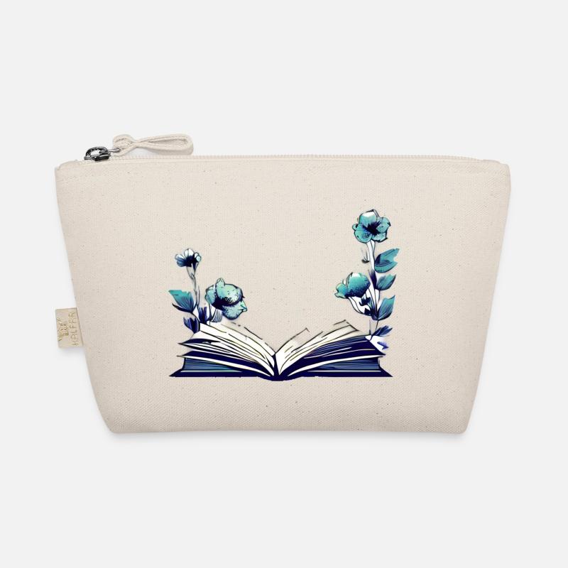 Buch Geschenk Buchliebhaber Lesen Bücher Leser - Bio-Täschchen - Natur