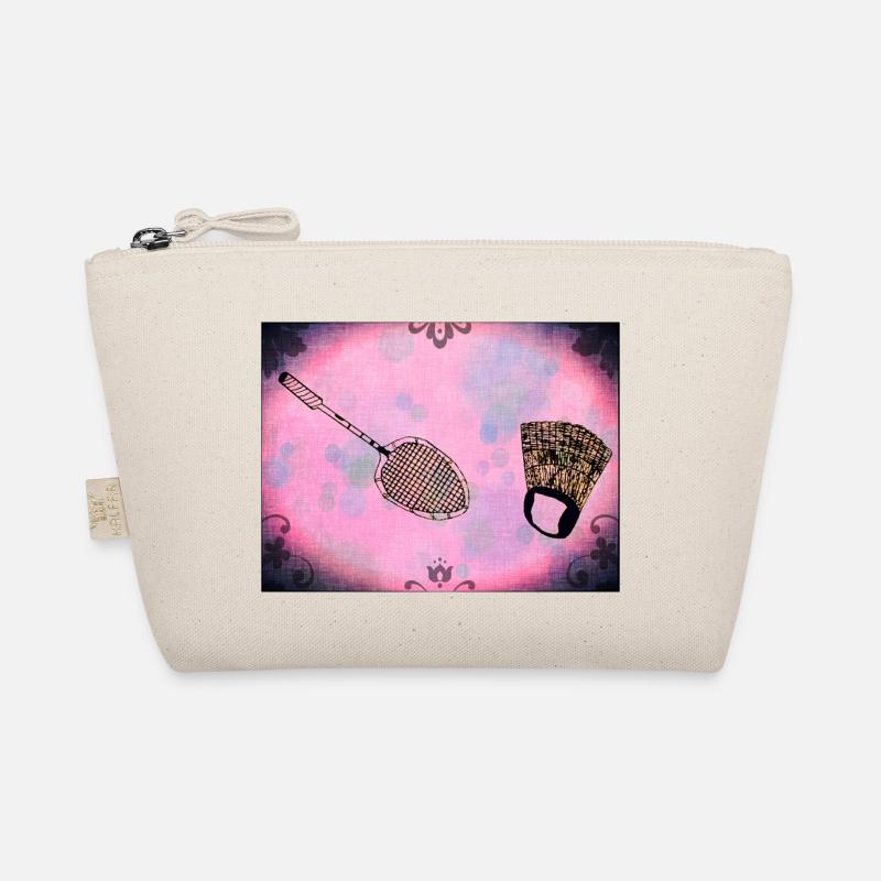 Vibrant Badminton Symphony Organic Pouch