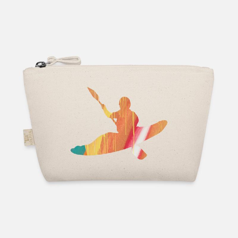 Rowing, rafting, kayaking, graffiti, boat Organic Pouch