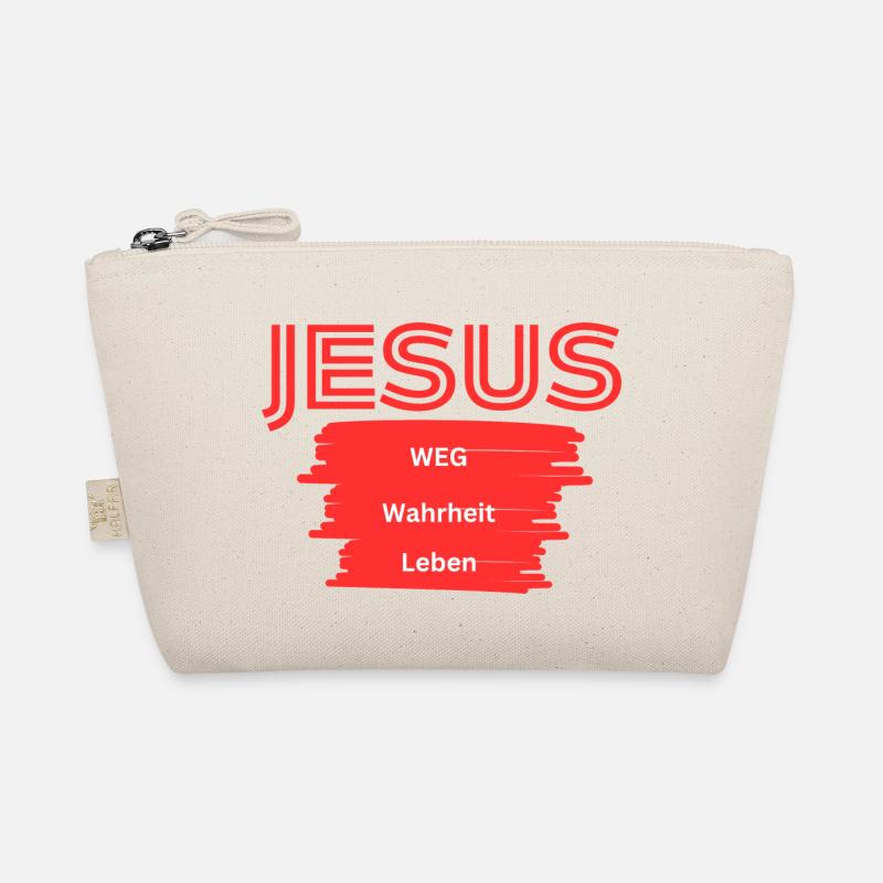 Jesus WWL red - Bio-Täschchen - Natur