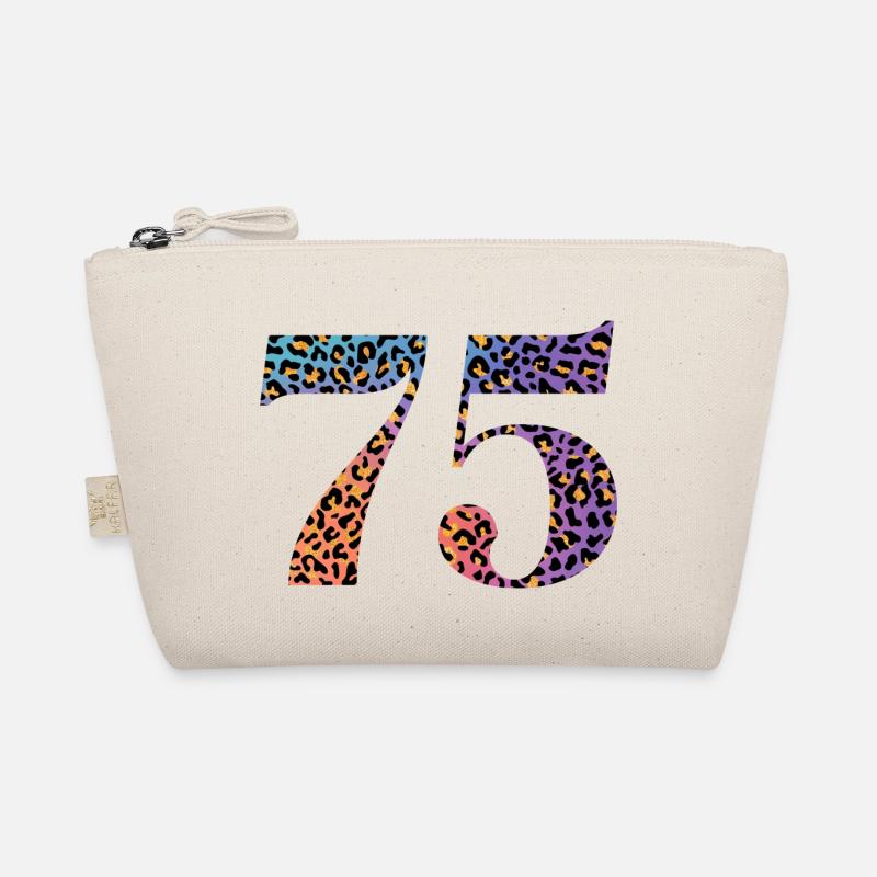 75th Anniversary Leopard Organic Pouch