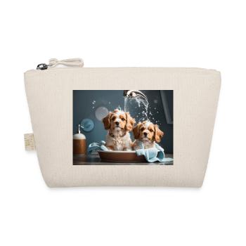 dogs bathing - Organic Pouch - nature - Front
