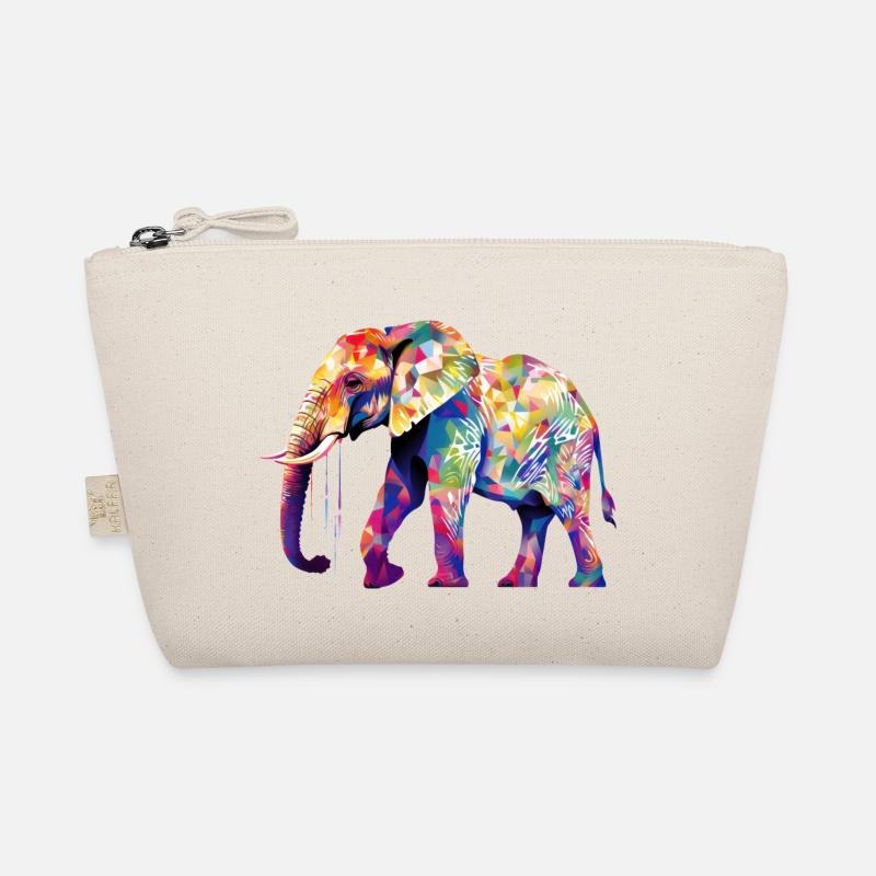 elefant bunt Bio-Täschchen