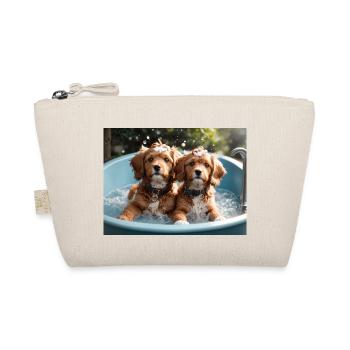 dogs bathing - Organic Pouch - nature - Front