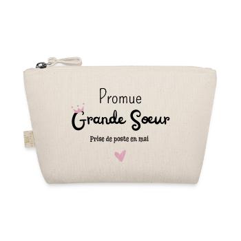 Promue grande soeur en mai - annonce grossesse - Trousse biologique - nature - Devant
