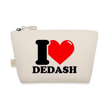 J'adore le prénom dedash - Trousse biologique - nature - Devant