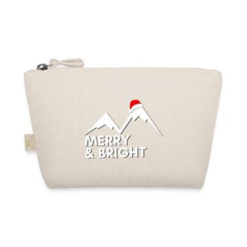 Merry and Bright - Christmas Alps - Mountains - Organic Pouch - nature - Front