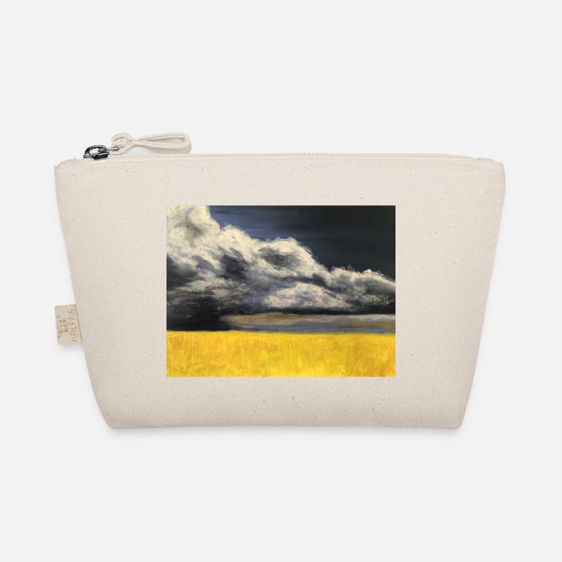Rabsfeld vor Gewitterwolken - Bio-Täschchen - Natur
