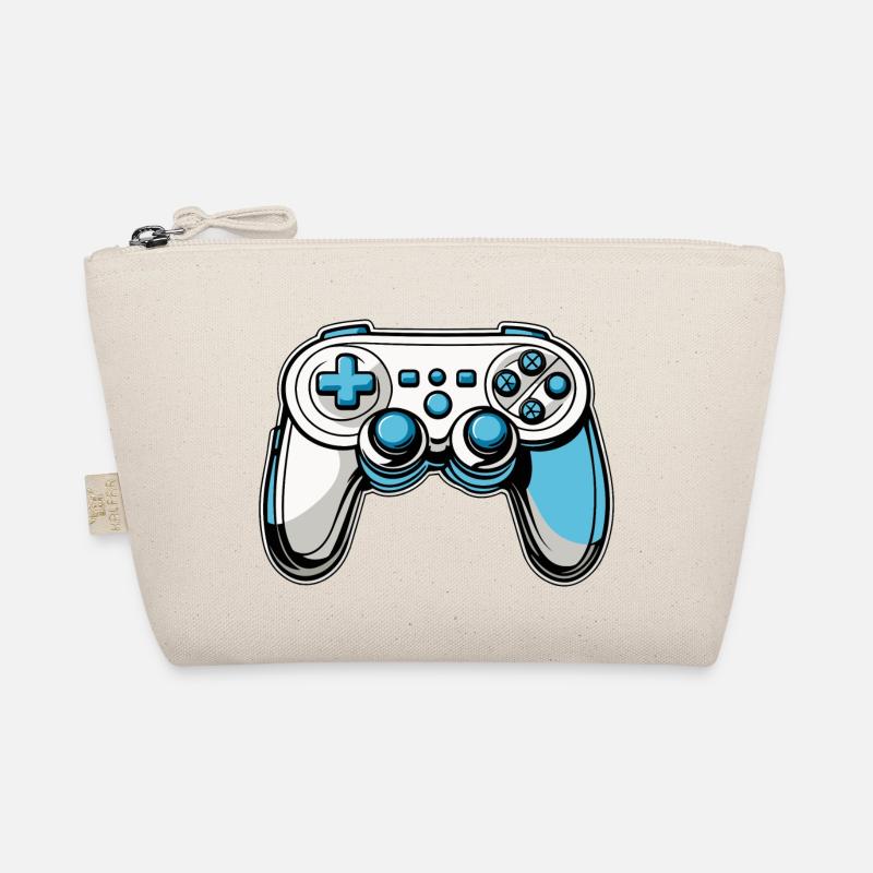 Controller Blau Illustration Bio-Täschchen