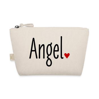 Valentine's Day Anniversary Relationship Pet Name Angel - Organic Pouch - nature - Front