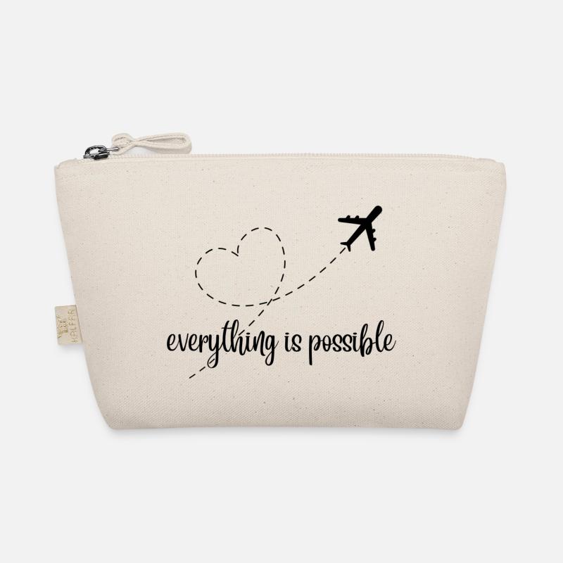 Everything is possible - alles ist möglich - Bio-Täschchen - Natur