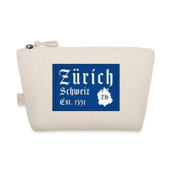 Zurich Switzerland Est 1351 - Organic Pouch - nature - Front