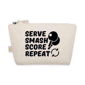 Table Tennis Player Table Tennis Table Tennis Racket - Organic Pouch - nature - Front