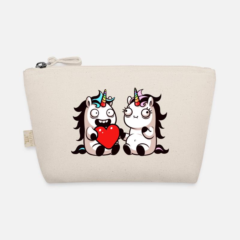 Einhorn Herzensduo Bio-Täschchen