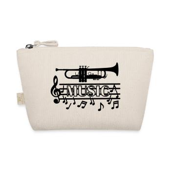 Logo de la musique de trompette - Trousse biologique - nature - Devant