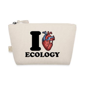 Ich liebe Ökologie - Bio-Täschchen - Natur - Vorne