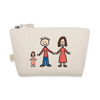 Familie - Bio-Täschchen - Natur - Vorne