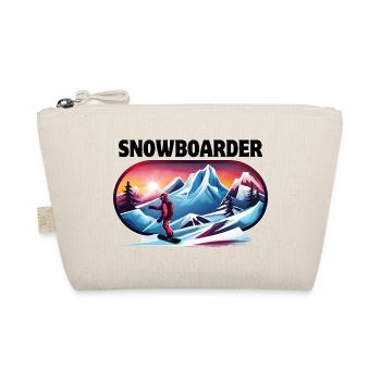 skiing, snowboarding, ski resort, snowboarder - Organic Pouch - nature - Front