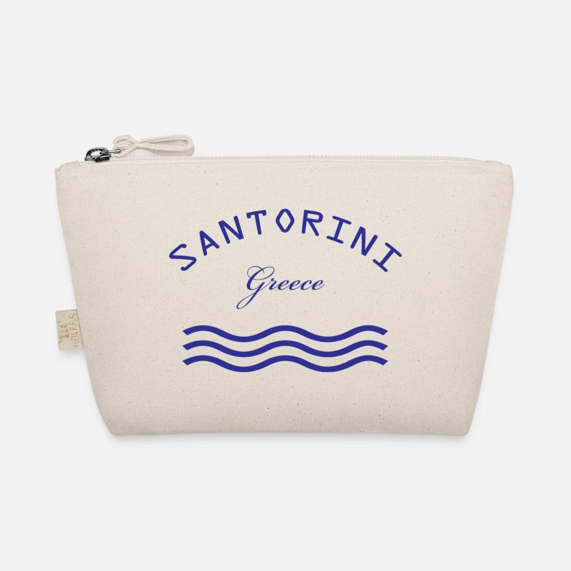 Santorin Grèce Vagues Trousse biologique