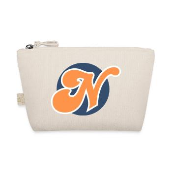Buchstabe n orange sport - Bio-Täschchen - Natur - Vorne