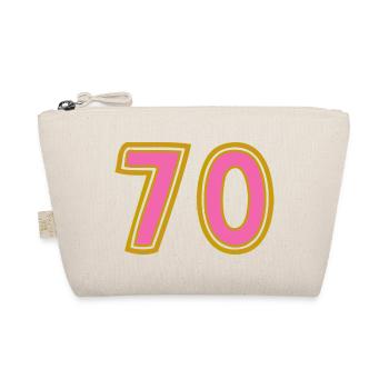 70. 70 ANS. 70e ANNIVERSAIRE. ANNIVERSAIRE 70 ANS. - Trousse biologique - nature - Devant