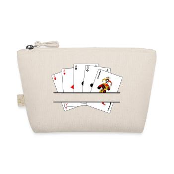 Five of a kind text banner - Organic Pouch - nature - Front
