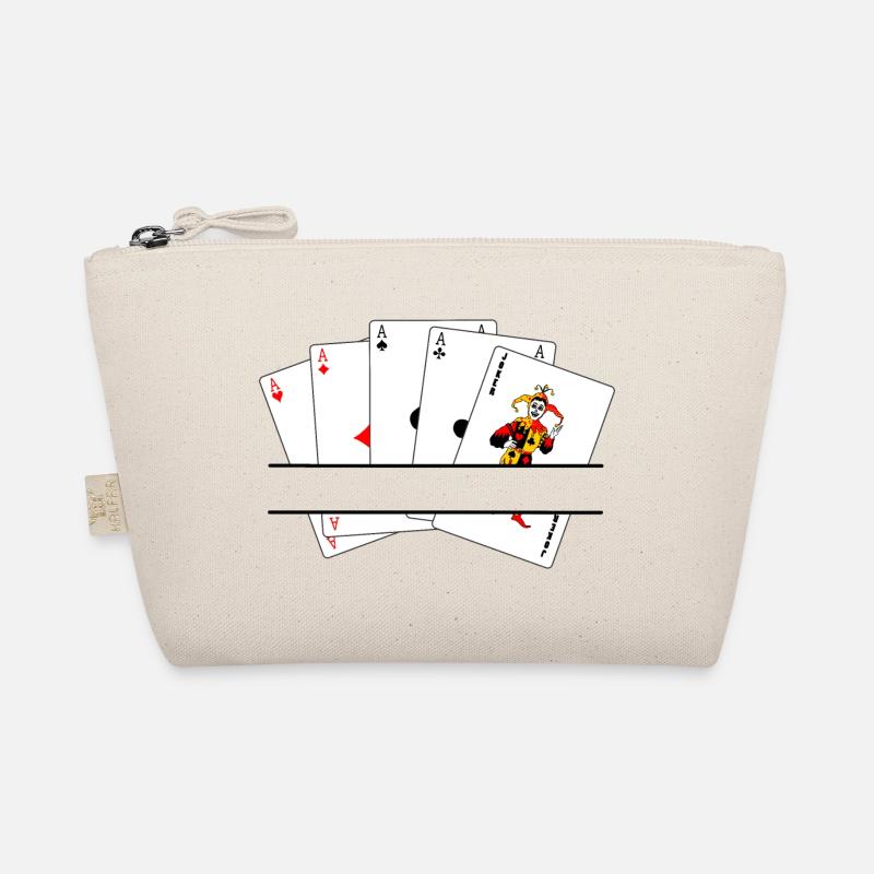 Five of a kind text banner Organic Pouch