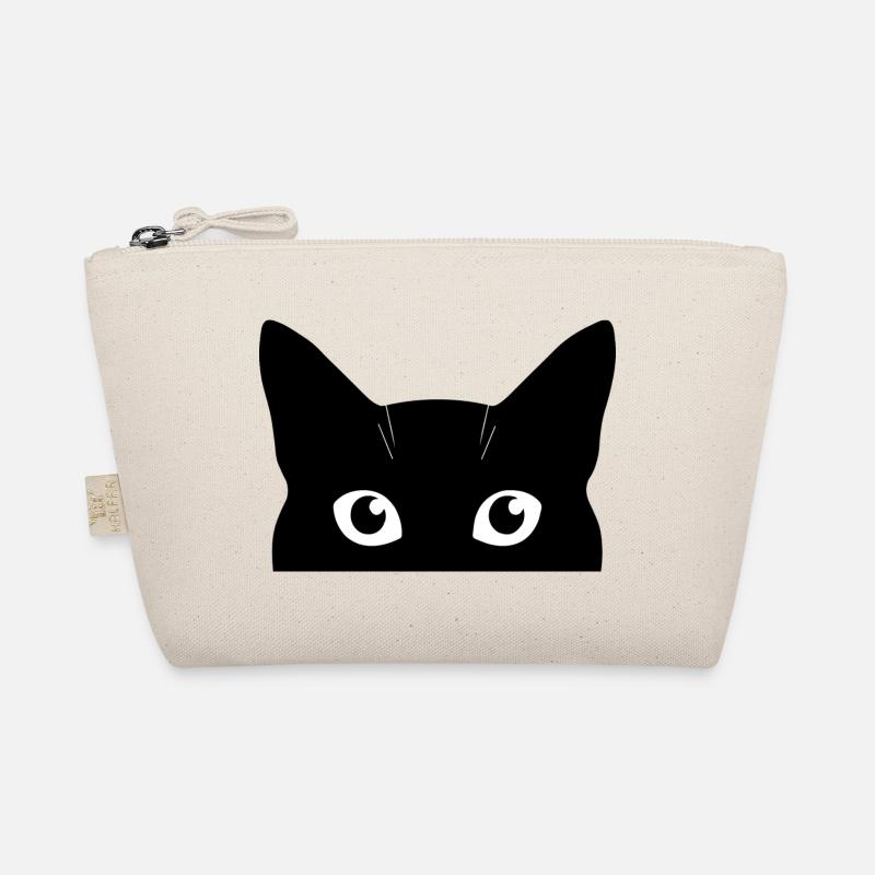 Fanny black cat Organic Pouch
