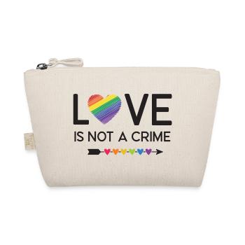 LGBT Pride Month - Liebe ist kein Verbrechen - Bio-Täschchen - Natur - Vorne