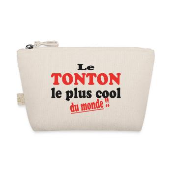 The coolest UNCLE in the world - Organic Pouch - nature - Front