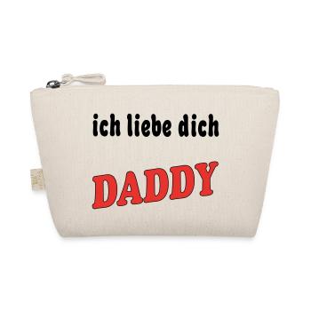 Ich liebe dich DADDY - Trousse biologique - nature - Devant