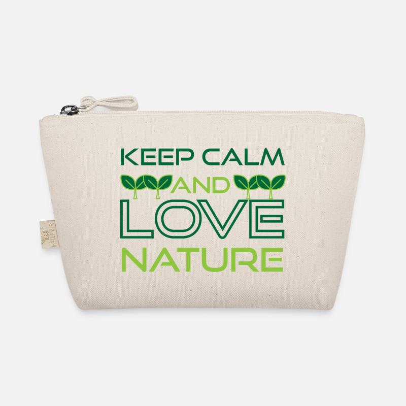 Keep Calm and Love Nature Organic Pouch