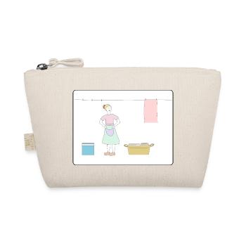Housewife in the old days - Organic Pouch - nature - Front