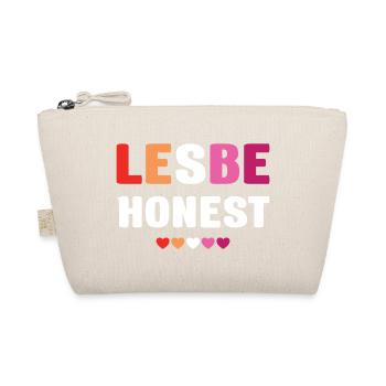 LGBTQ Pride Month - Lesbe Honest - Organic Pouch - nature - Front
