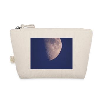 Mann im Mond 1 - Bio-Täschchen - Natur - Vorne