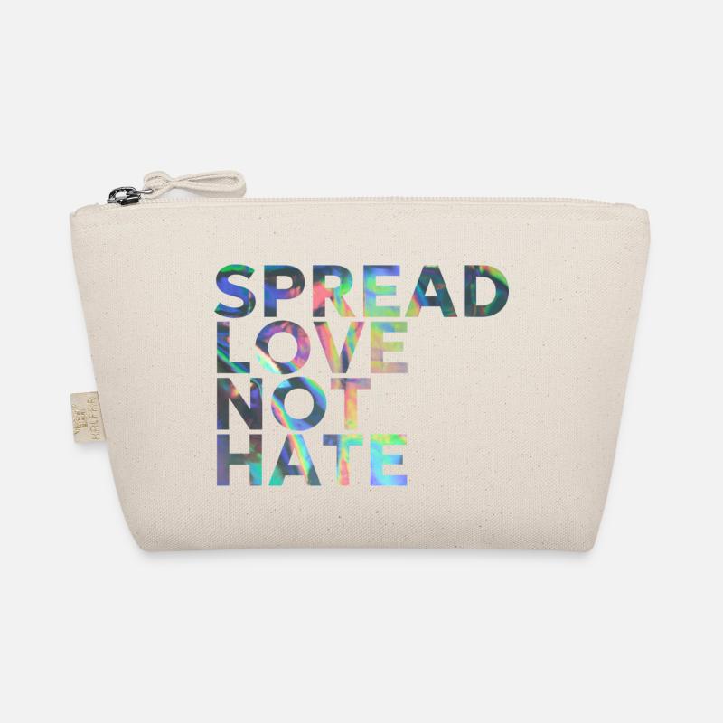 SPREAD LOVE NOT HATE Bio-Täschchen