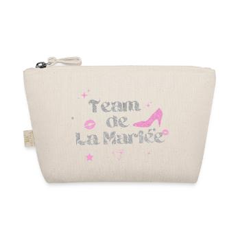 Team de la mariée argenté - Trousse biologique - nature - Devant