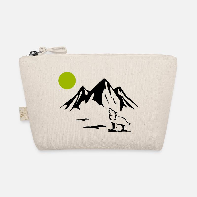 wolf vollmond Bio-Täschchen