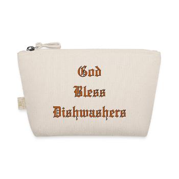 GodBlessDishwashers - Organic Pouch - nature - Front