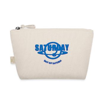 Saturday Saturday Weekdays Saturn blue used look - Organic Pouch - nature - Front