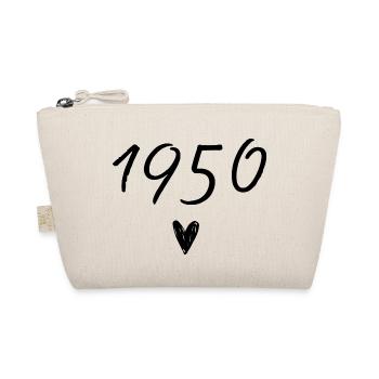 1950 Heart Anniversary - Organic Pouch - nature - Front