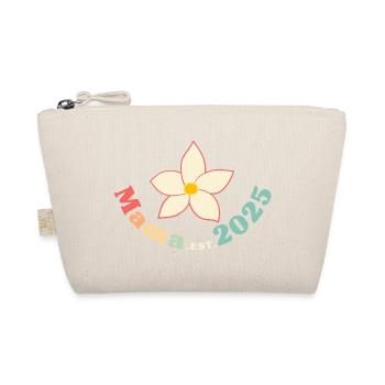 Mama Est 2025 Retro Je vais être maman - Trousse biologique - nature - Devant
