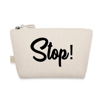 STOP. PANNEAU. PAPA. MOTO. DRÔLE. VOITURE - Trousse biologique - nature - Devant
