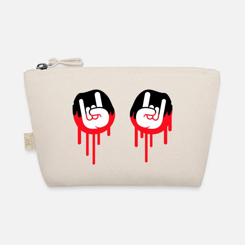 Heavy Metal Hard Rock Graffiti Cornes Geste de la main Trousse biologique