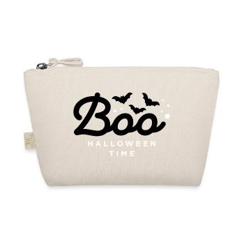 Spooky Silhouette Halloween Design - Organic Pouch - nature - Front